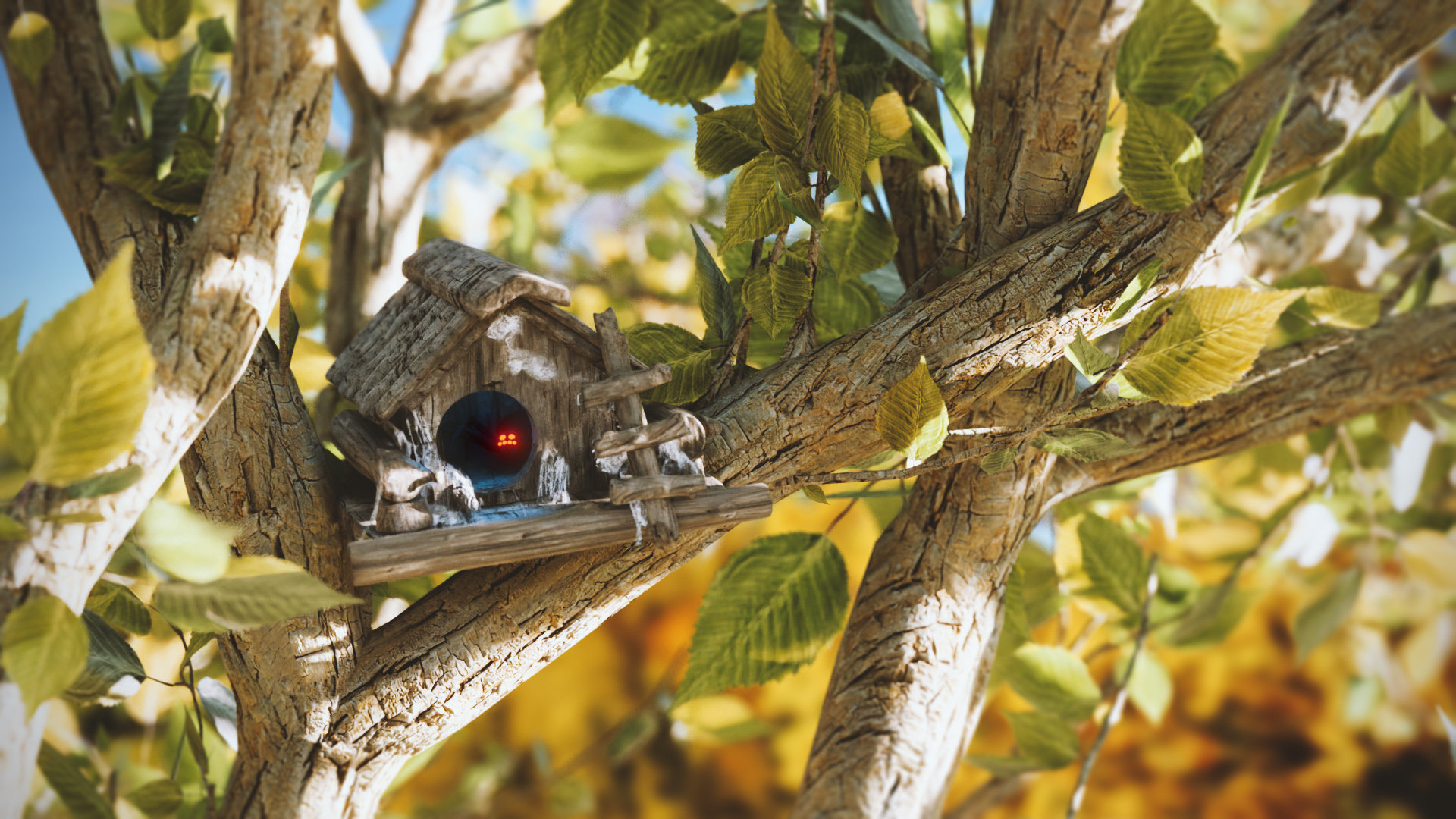 Render, la Pajarera invadida.